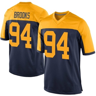 Game Karl Brooks Men's Green Bay Packers Alternate Jersey - Navy