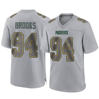Game Karl Brooks Men's Green Bay Packers Atmosphere Fashion Jersey - Gray