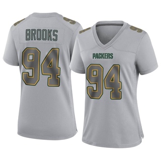 Game Karl Brooks Women's Green Bay Packers Atmosphere Fashion Jersey - Gray