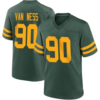 Game Lukas Van Ness Men's Green Bay Packers Alternate Jersey - Green