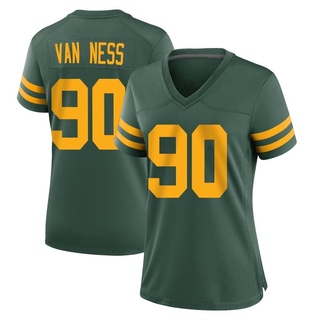 Game Lukas Van Ness Women's Green Bay Packers Alternate Jersey - Green