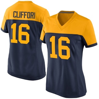 Game Sean Clifford Women's Green Bay Packers Alternate Jersey - Navy