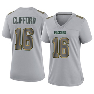 Game Sean Clifford Women's Green Bay Packers Atmosphere Fashion Jersey - Gray