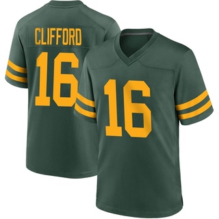 Game Sean Clifford Youth Green Bay Packers Alternate Jersey - Green