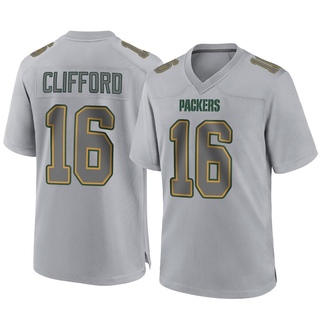 Game Sean Clifford Youth Green Bay Packers Atmosphere Fashion Jersey - Gray