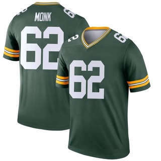 Legend Jacob Monk Men's Green Bay Packers Jersey - Green