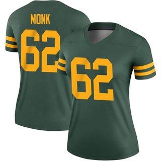 Legend Jacob Monk Women's Green Bay Packers Alternate Jersey - Green