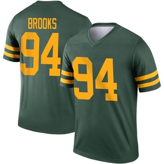 Legend Karl Brooks Men's Green Bay Packers Alternate Jersey - Green