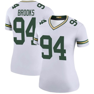 Legend Karl Brooks Women's Green Bay Packers Color Rush Jersey - White