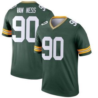 Legend Lukas Van Ness Men's Green Bay Packers Jersey - Green