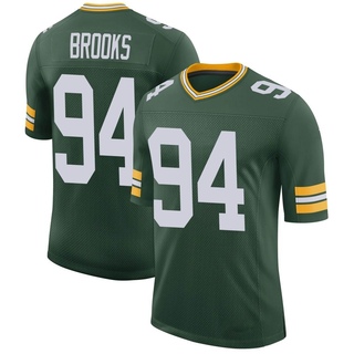 Limited Karl Brooks Men's Green Bay Packers Classic Jersey - Green