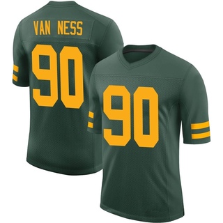Limited Lukas Van Ness Men's Green Bay Packers Alternate Vapor Jersey - Green