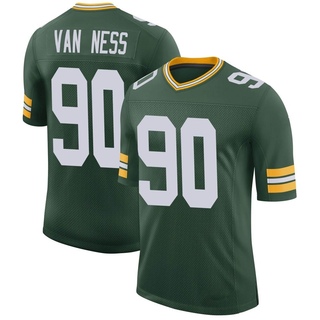 Limited Lukas Van Ness Men's Green Bay Packers Classic Jersey - Green