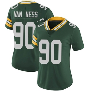 Limited Lukas Van Ness Women's Green Bay Packers Team Color Vapor Untouchable Jersey - Green