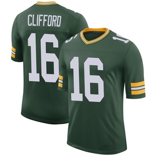 Limited Sean Clifford Men's Green Bay Packers Classic Jersey - Green