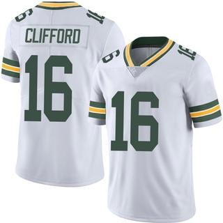 Limited Sean Clifford Men's Green Bay Packers Vapor Untouchable Jersey - White