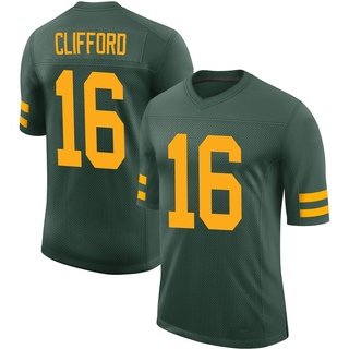 Limited Sean Clifford Youth Green Bay Packers Alternate Vapor Jersey - Green