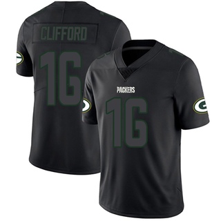 Limited Sean Clifford Youth Green Bay Packers Jersey - Black Impact